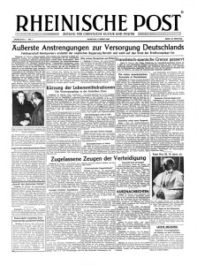 Historische Titelseite der RP - gerahmt