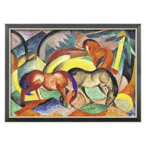 Franz Marc: Bild "Drei Pferde" (1912)